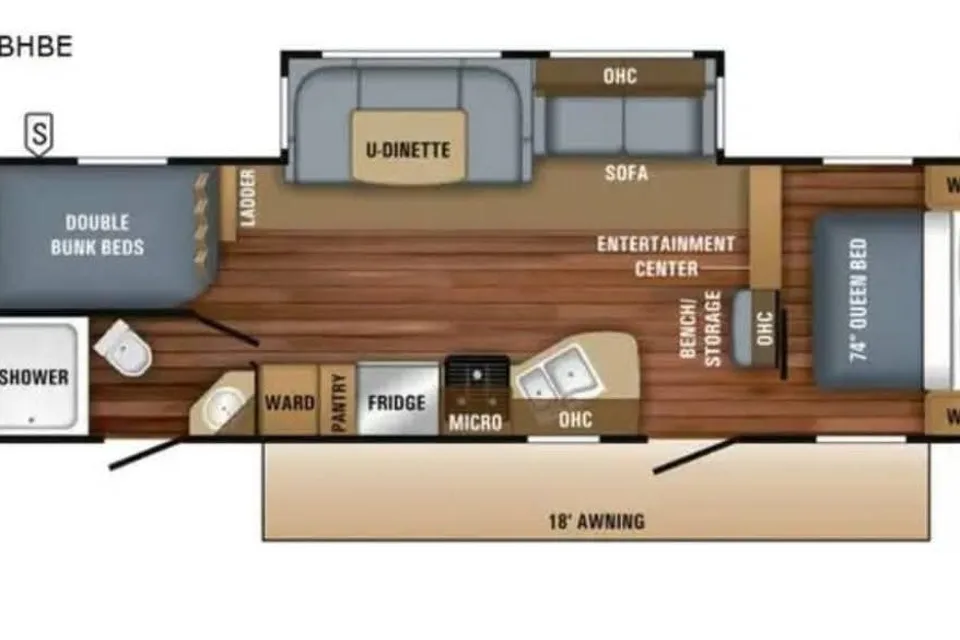 TinCanCottage*DELIVERY ONLY*-Jayco 27BHBE Travel Trailer