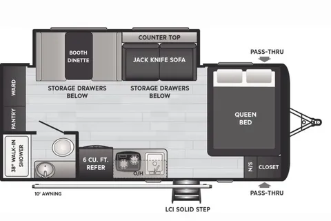 N&S Keystone 186ss Travel Trailer