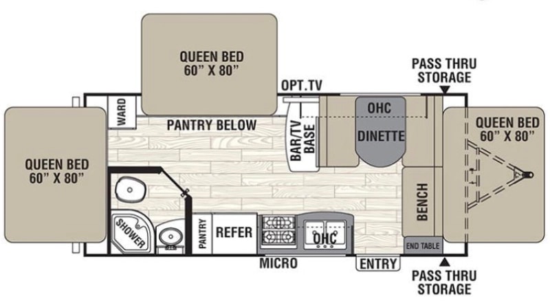 Coachmen Freedom Express Hybrid 21TQX