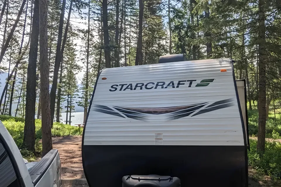 Cozy Couples Camper near Glacier - Pet Friendly!