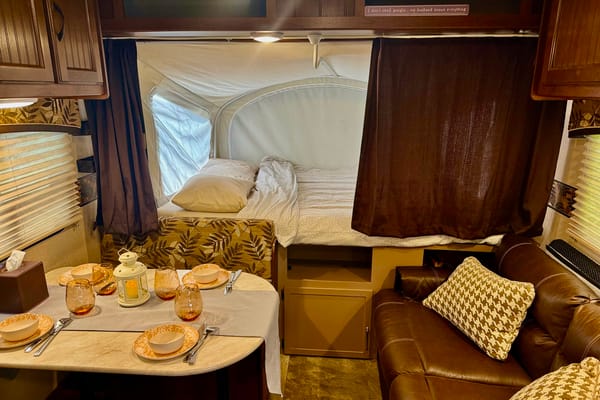 Kids and Pets Friendly SUV towable Jayco X17Z with Theater projector 📽️ Solar Powered Off Grid Ready