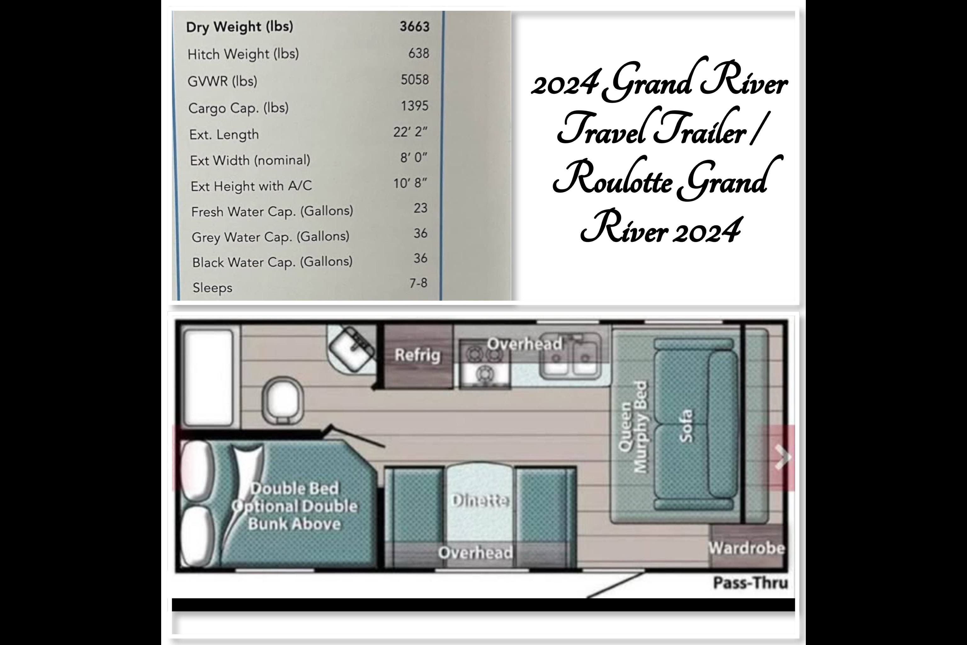 Grand River 22MB Travel Trailer