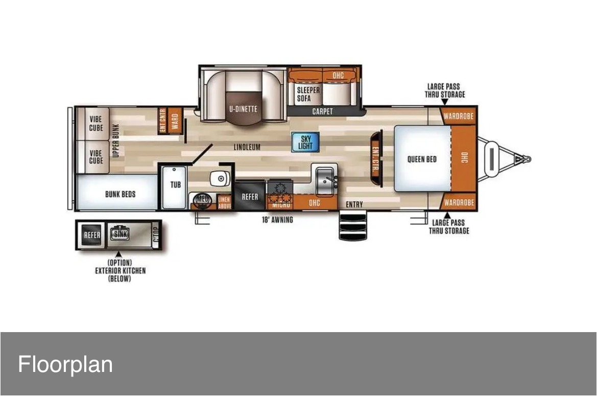 Turnkey Forest River Vibe Travel Trailer