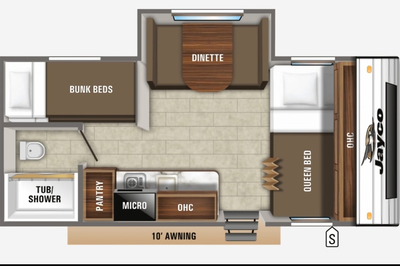 Eric & Kaitlyn's Jay Flight Baja Travel Trailer