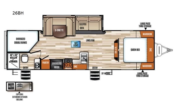 26' Forest River Vibe Bunkhouse | Sleeps 10 | Essentials Included | Delivery-Only
