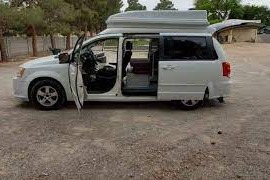 Dodge Caravan Rooftop Tent Camper Campervan