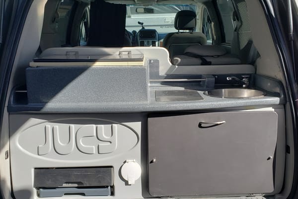 Dodge Caravan Rooftop Tent Camper Campervan