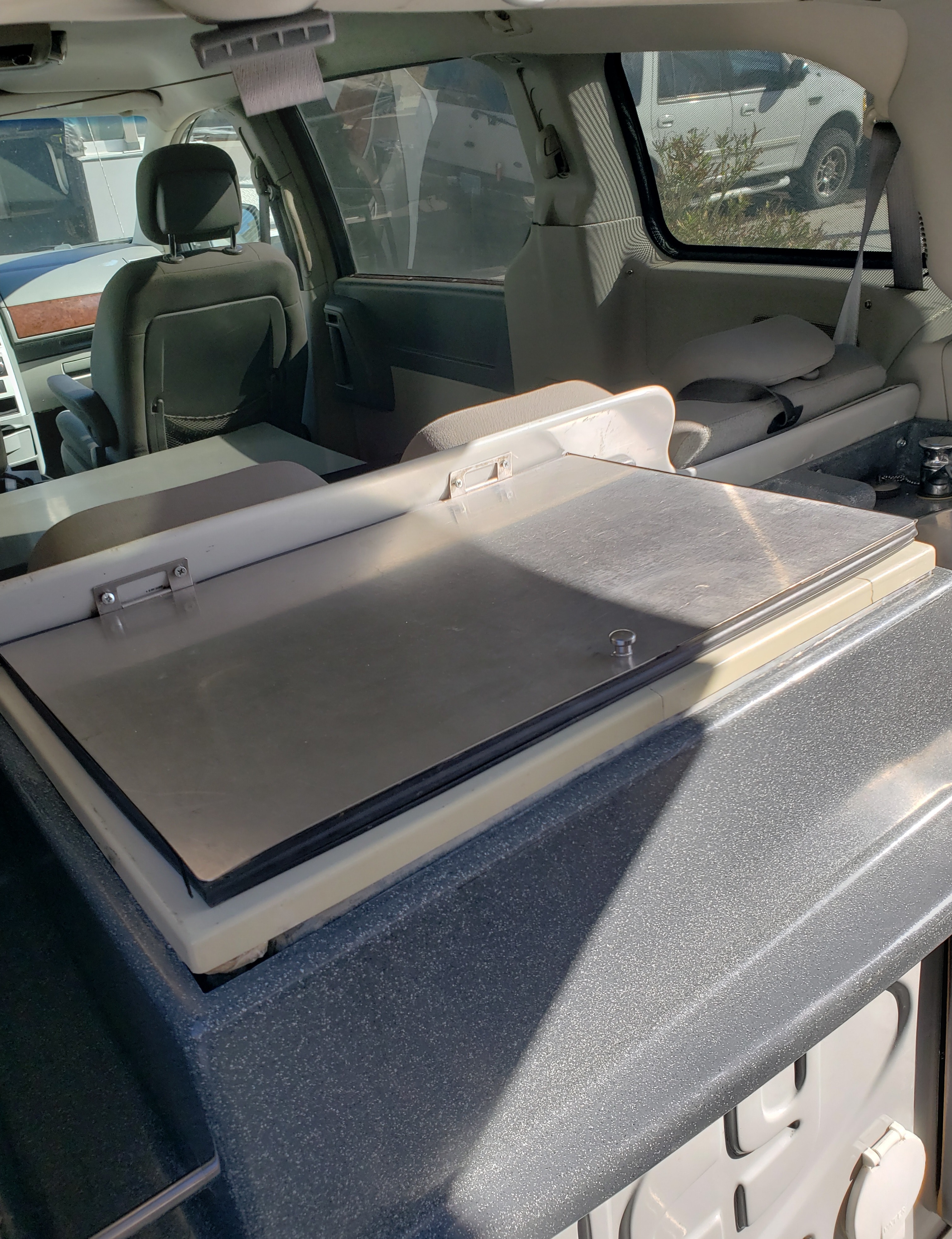 Dodge Caravan Rooftop Tent Camper Campervan