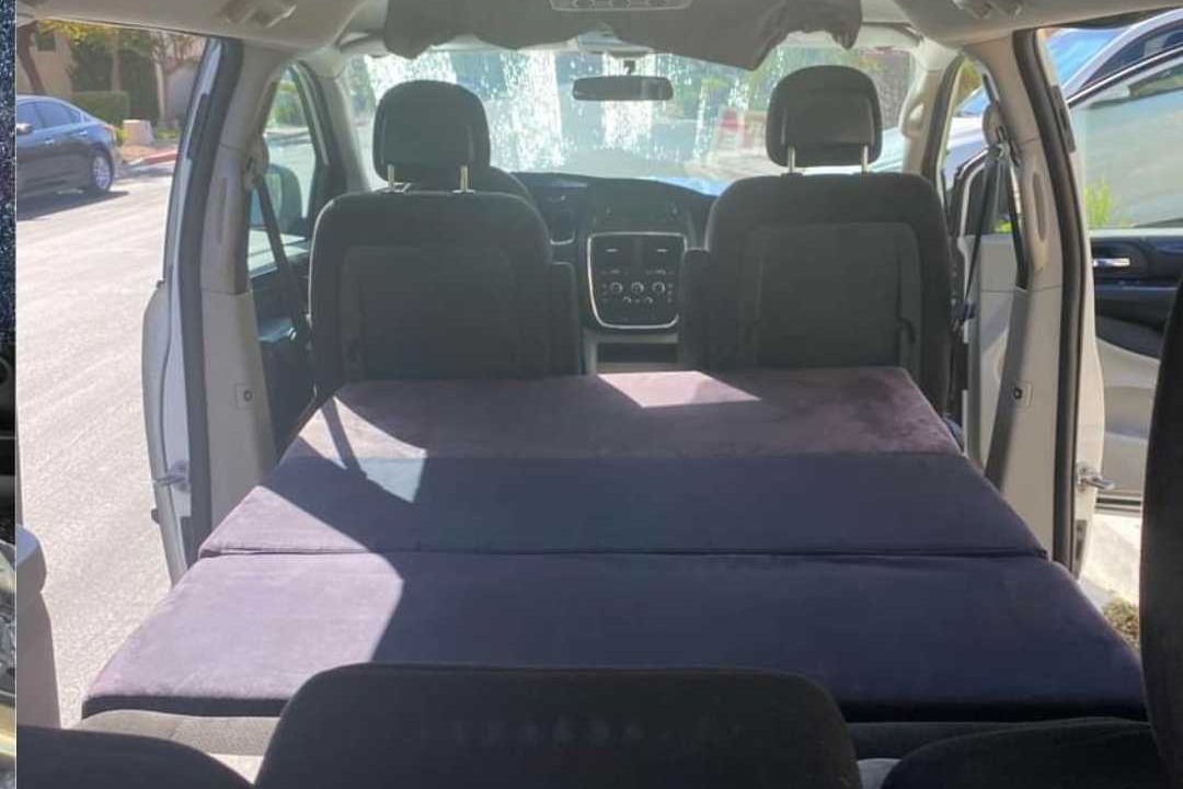 Dodge Caravan Rooftop Tent Camper Campervan