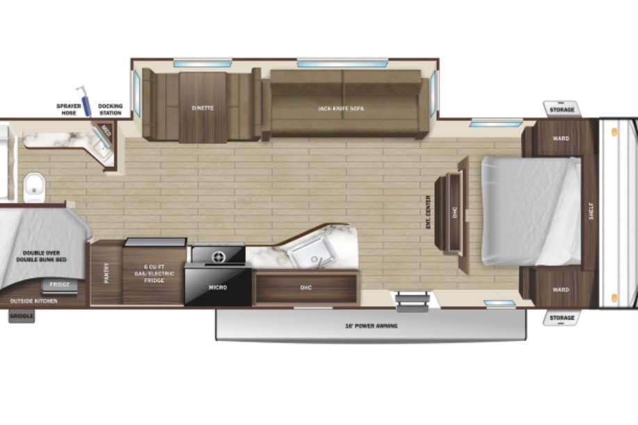 William's Highland ridge Olympia 26BHS  Travel Trailer
