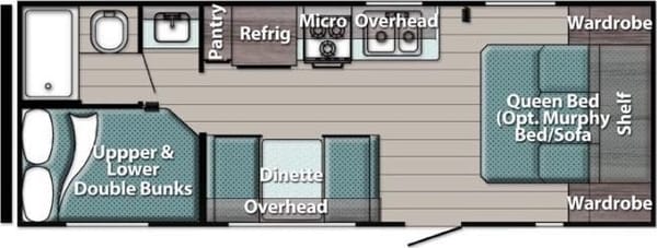 RKG 2022 Gulf Stream Ameri Lite Travel Trailer