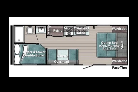 Willy's Gulf Stream Ameri-lite24 Travel Trailer