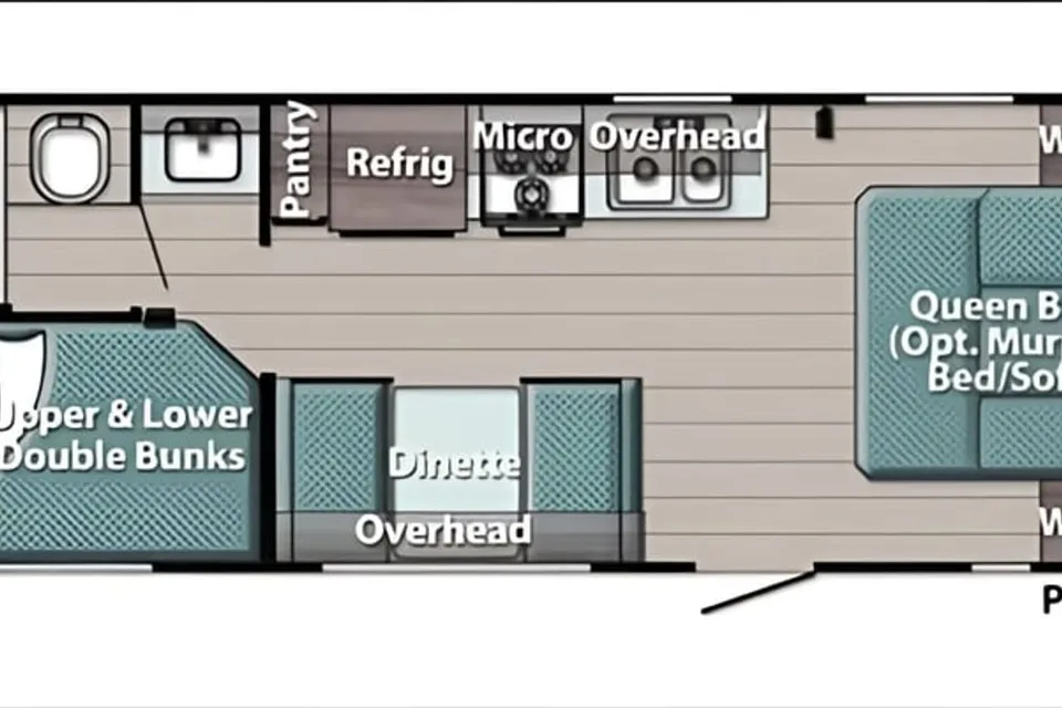 Willy's Gulf Stream Ameri-lite24 Travel Trailer