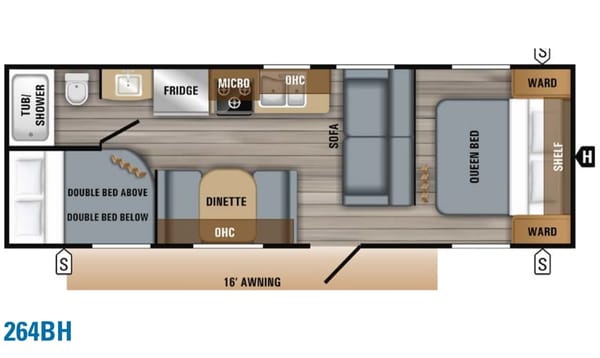 Sage’s Jayco Jay Flight 26BH Travel Trailer