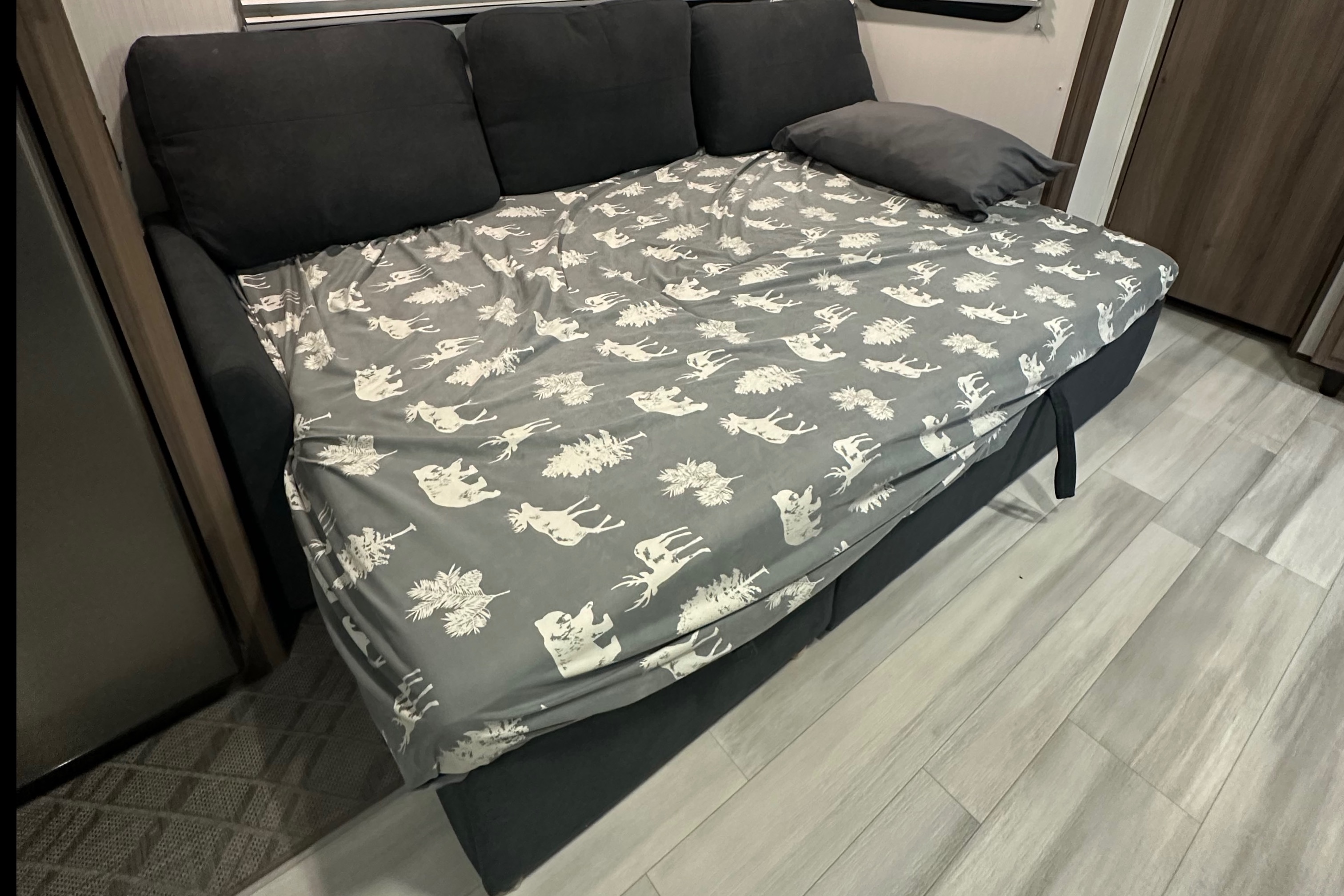 Michael 's bunkhouse trailer with KING bed