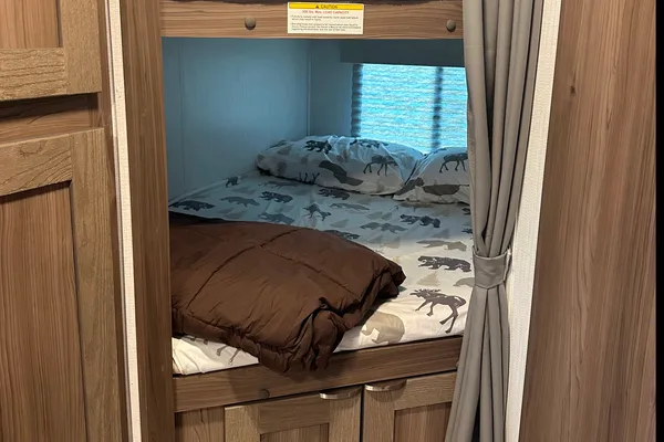 Michael 's bunkhouse trailer with KING bed