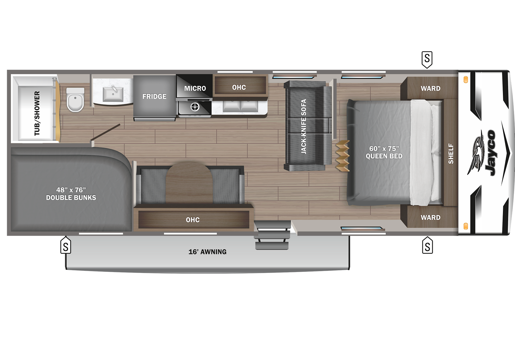 André and Jhona’s Jayco Jayflight 260BH 28 Travel Trailer