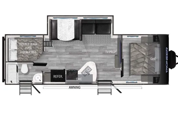 Timmy's Heartland Pioneer 270 bhs Travel Trailer