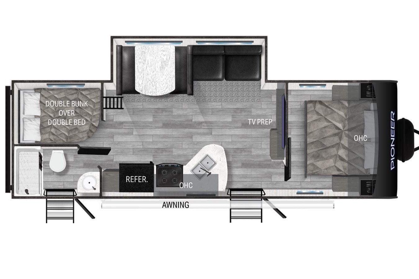 Timmy's Heartland Pioneer 270 bhs Travel Trailer