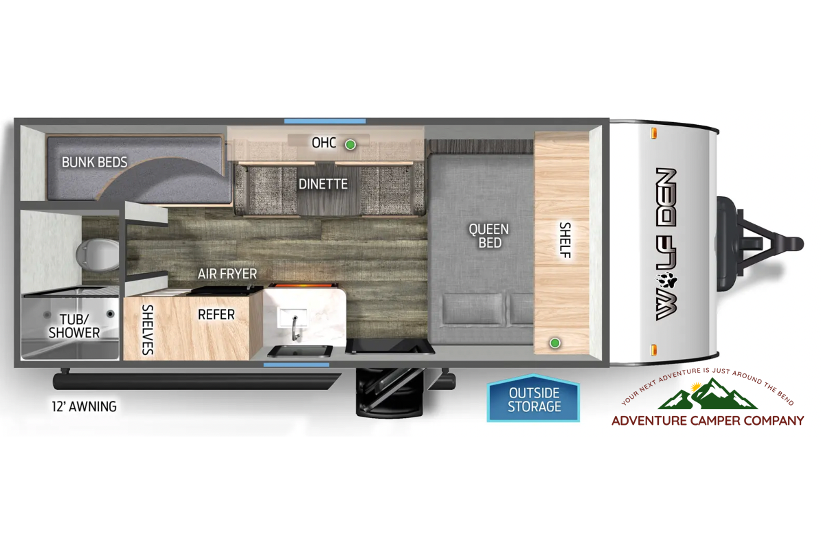 Skyview Voyager sleeps 5 pet friendly!