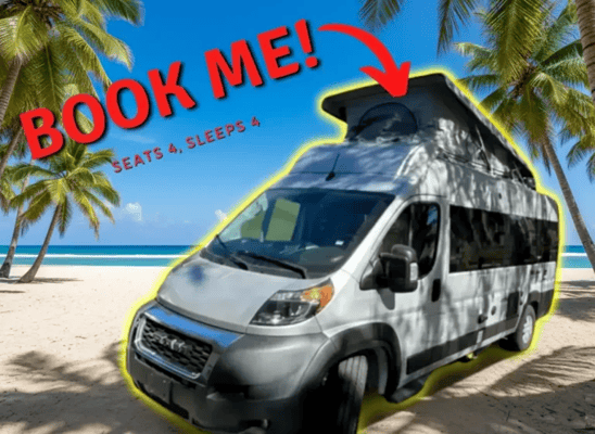 2023 Class B - A/C, 100 mi/day Luxury Van Pop Top