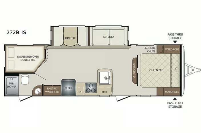 Patrick's Keystone Bullet ultra lite 272bhs Travel Trailer