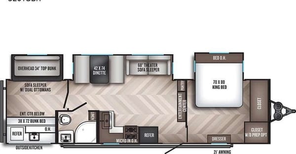 Brand new Forest River Solaire Travel Trailer