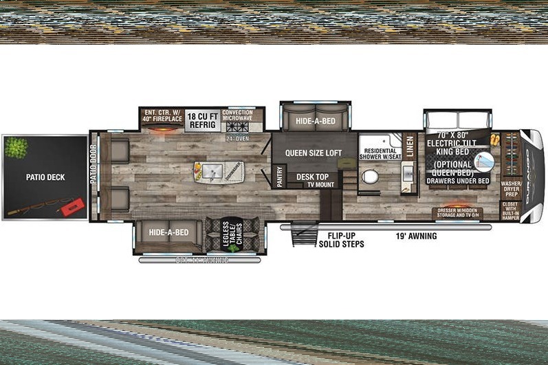 DURANGO GOLD w/ Priv King Master, Queen Loft, Bunk Room, and Patio!!