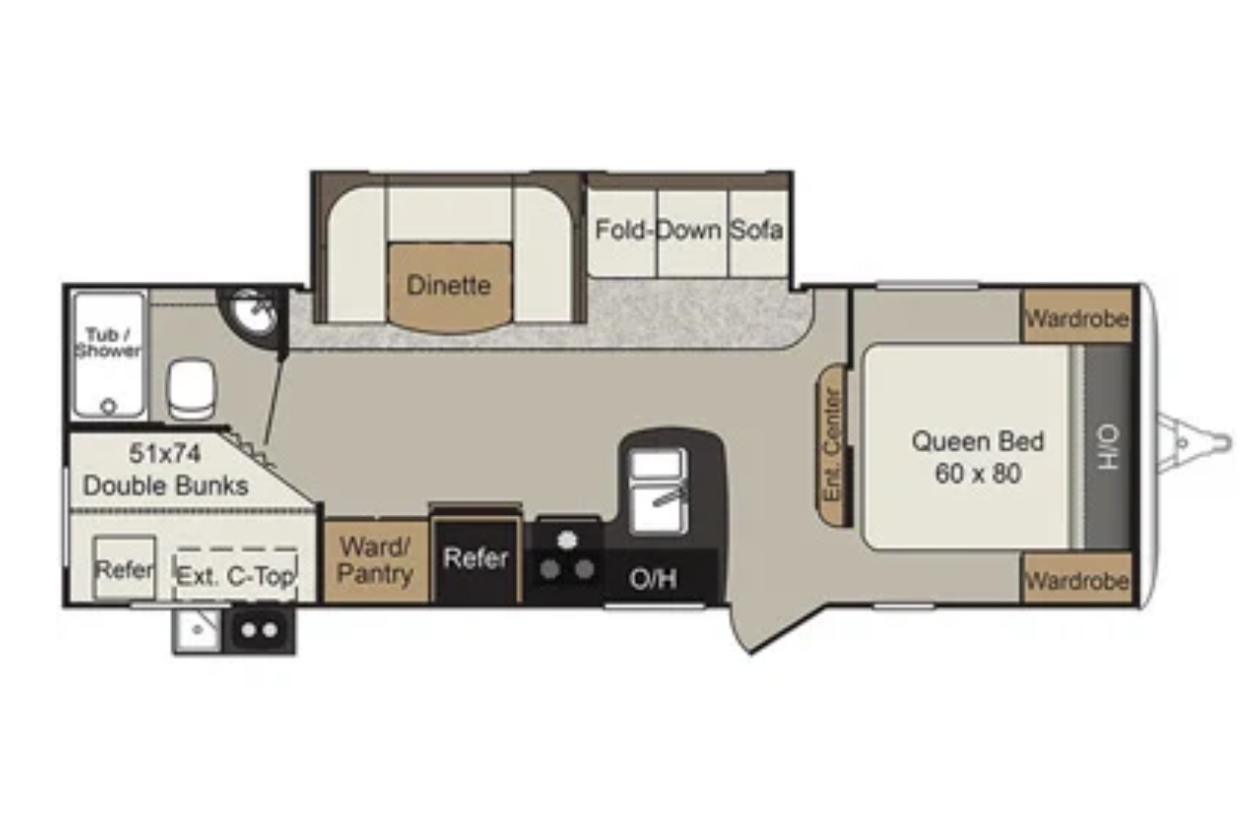 Dave's Keystone Passport M-2650 BH Ultra Lite Grand Touring Travel Trailer