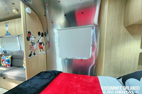 Airstream Retro Mickey Themed Travel Trailer