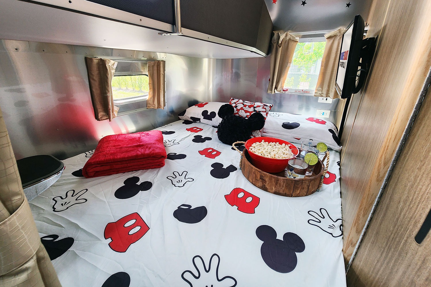 Airstream Retro Mickey Themed Travel Trailer