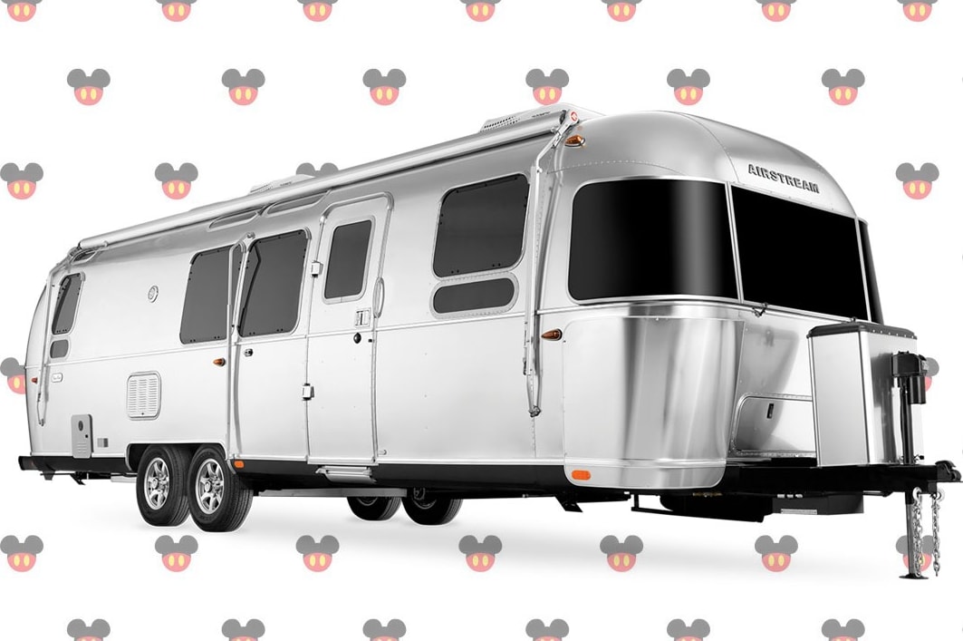 Airstream Retro Mickey Themed Travel Trailer