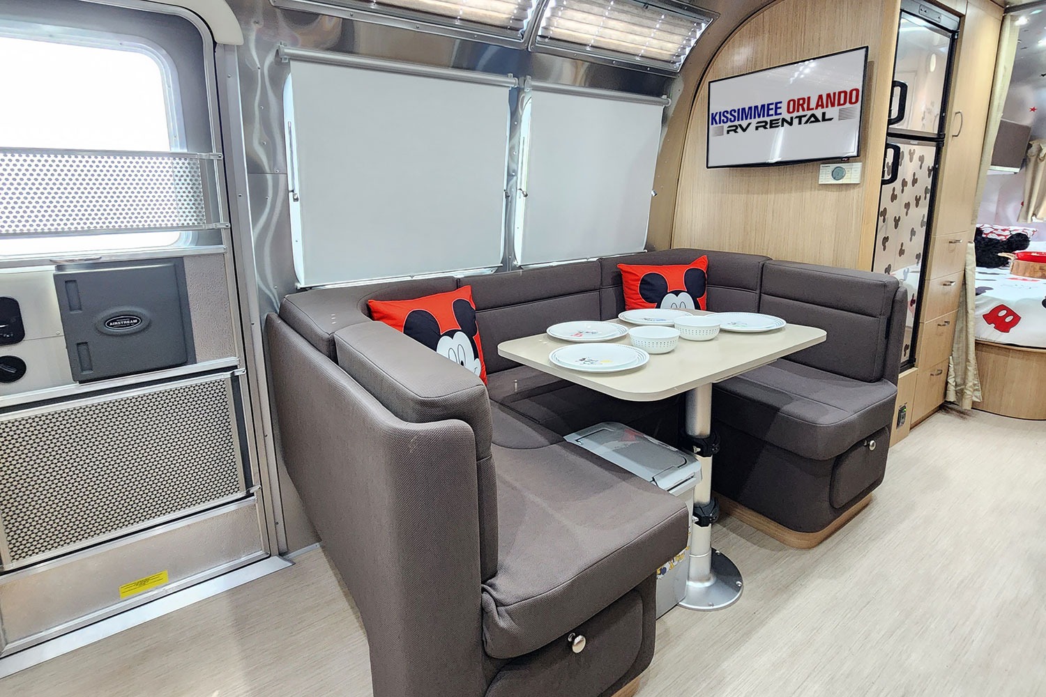 Airstream Retro Mickey Themed Travel Trailer