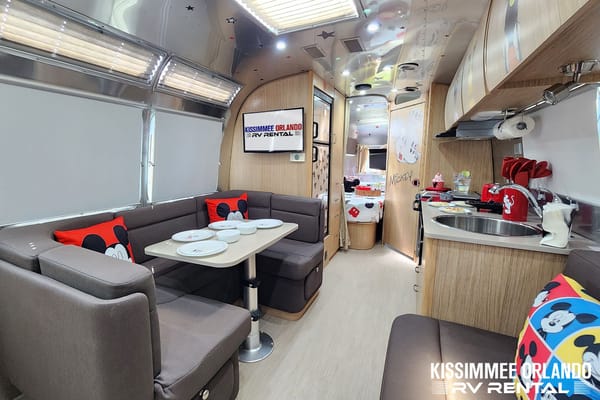 Airstream Retro Mickey Themed Travel Trailer