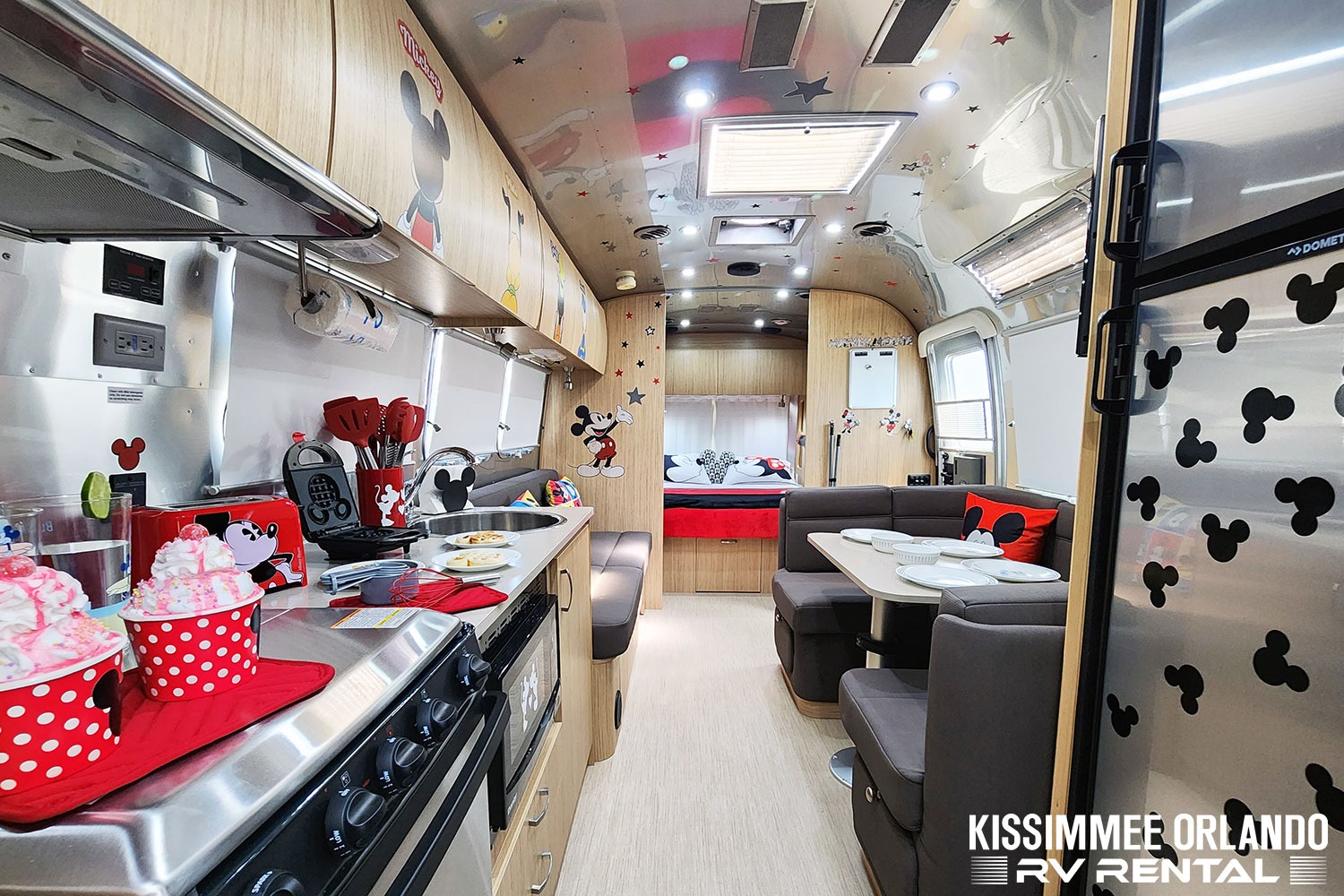 Airstream Retro Mickey Themed Travel Trailer