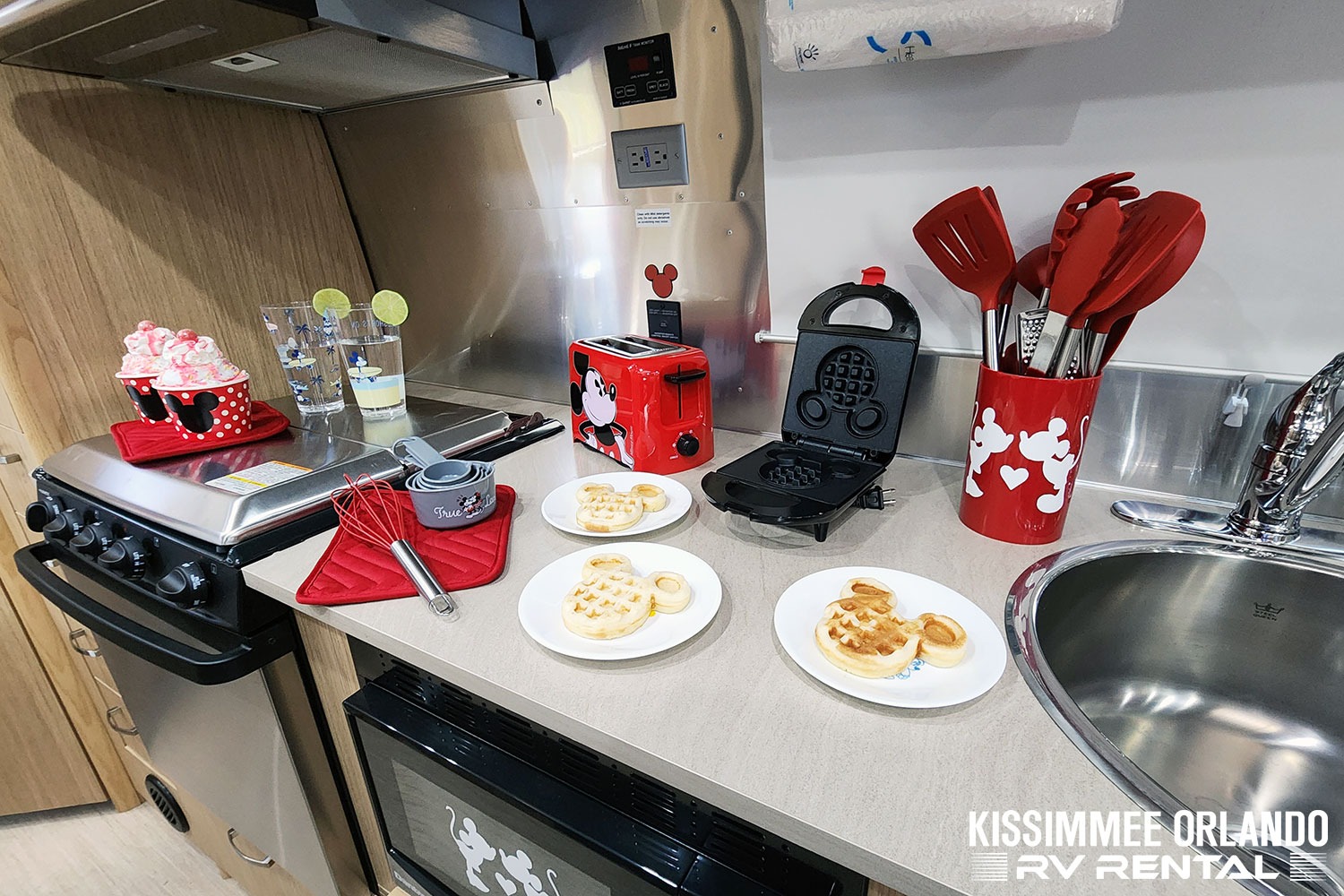 Airstream Retro Mickey Themed Travel Trailer