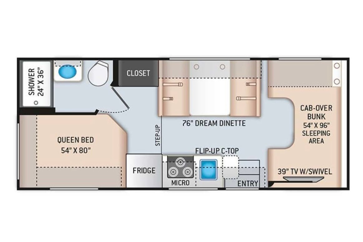 STAR | Easy-to-Drive Class C | Sleeps 5