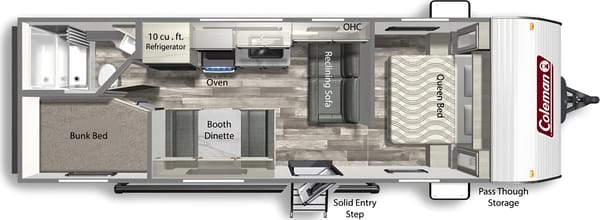RoamReady VH Coleman 274BH Travel Trailer