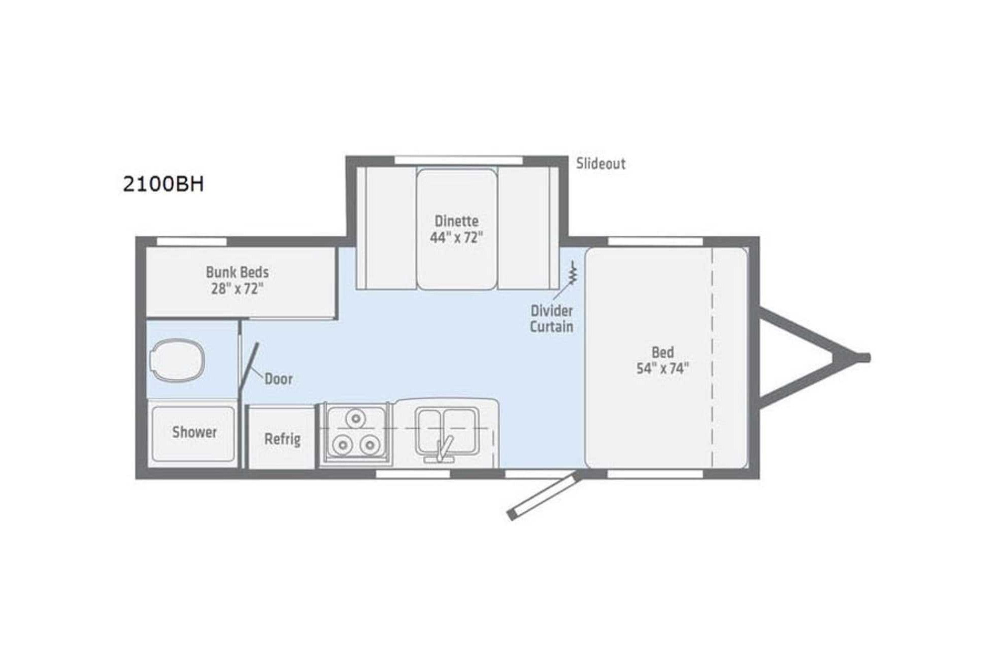 23ft 2019 Winnebago with Bunk Beds