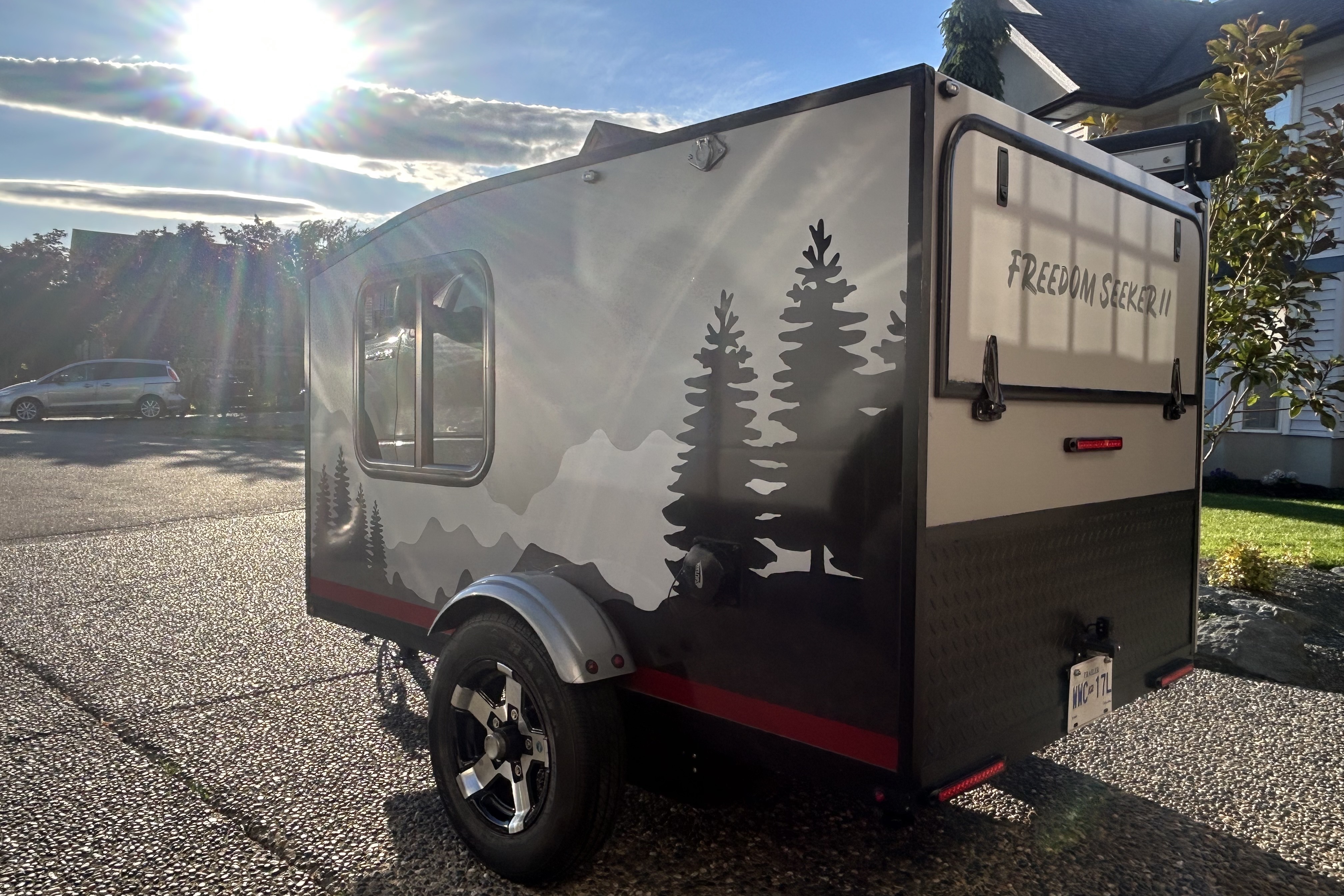 Andreas's Home Built Freedom Seeker 2 Micro Trailer