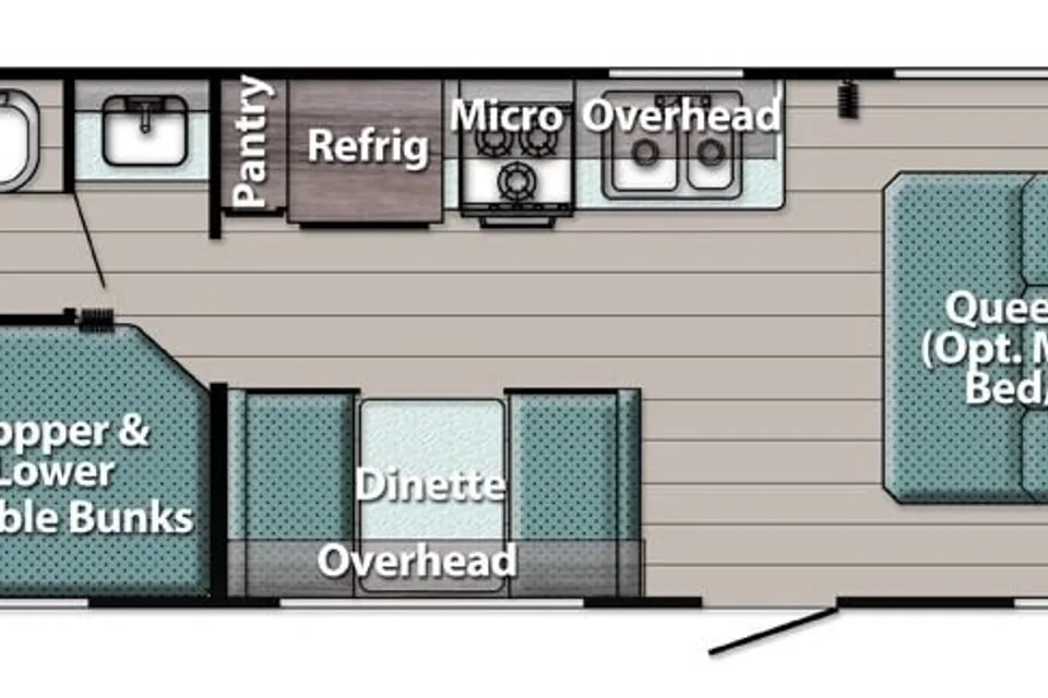 02 - 2023 - GULF STREAM - BUNKS - 3900lbs - SLEEPS 7