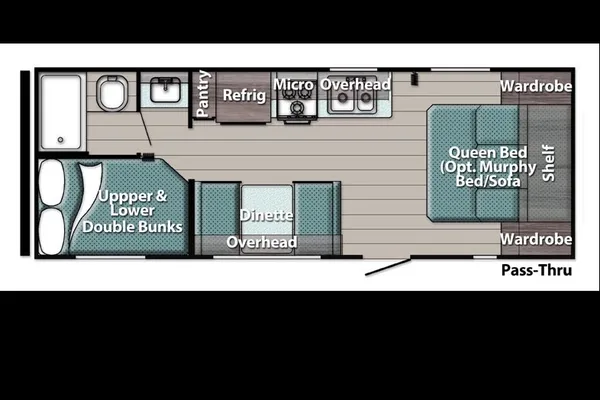02 - 2023 - GULF STREAM - BUNKS - 3900lbs - SLEEPS 7