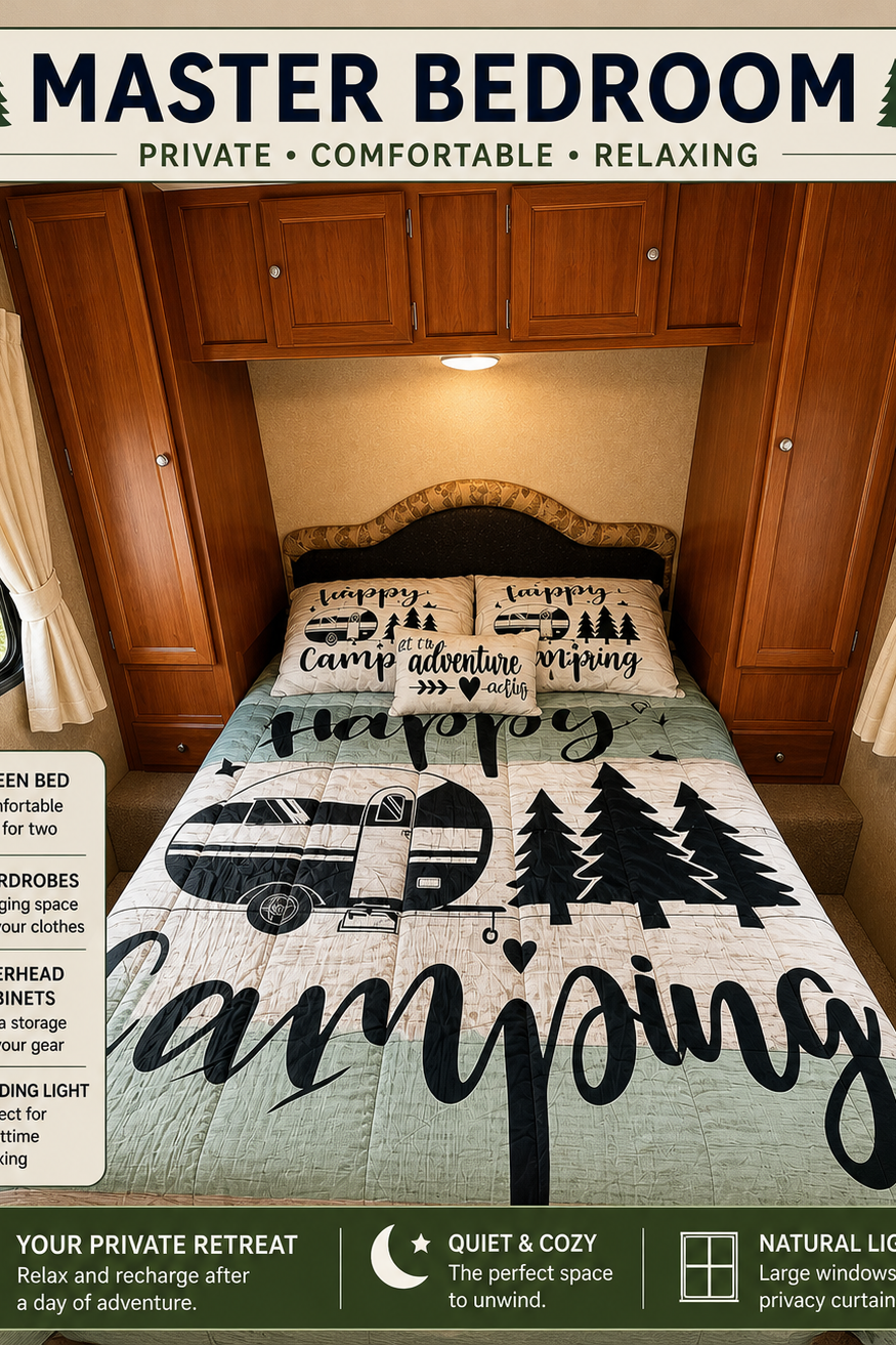 Sleeps 10 Bunkhouse RV – Built for Family Adventures, Bikes, Games & Campfire Nights 🌲🔥