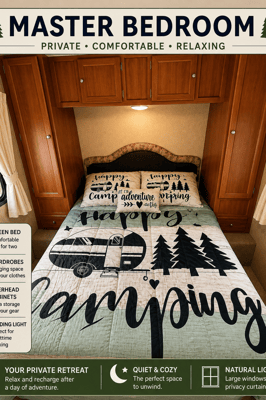 Sleeps 10 Bunkhouse RV – Built for Family Adventures, Bikes, Games & Campfire Nights 🌲🔥