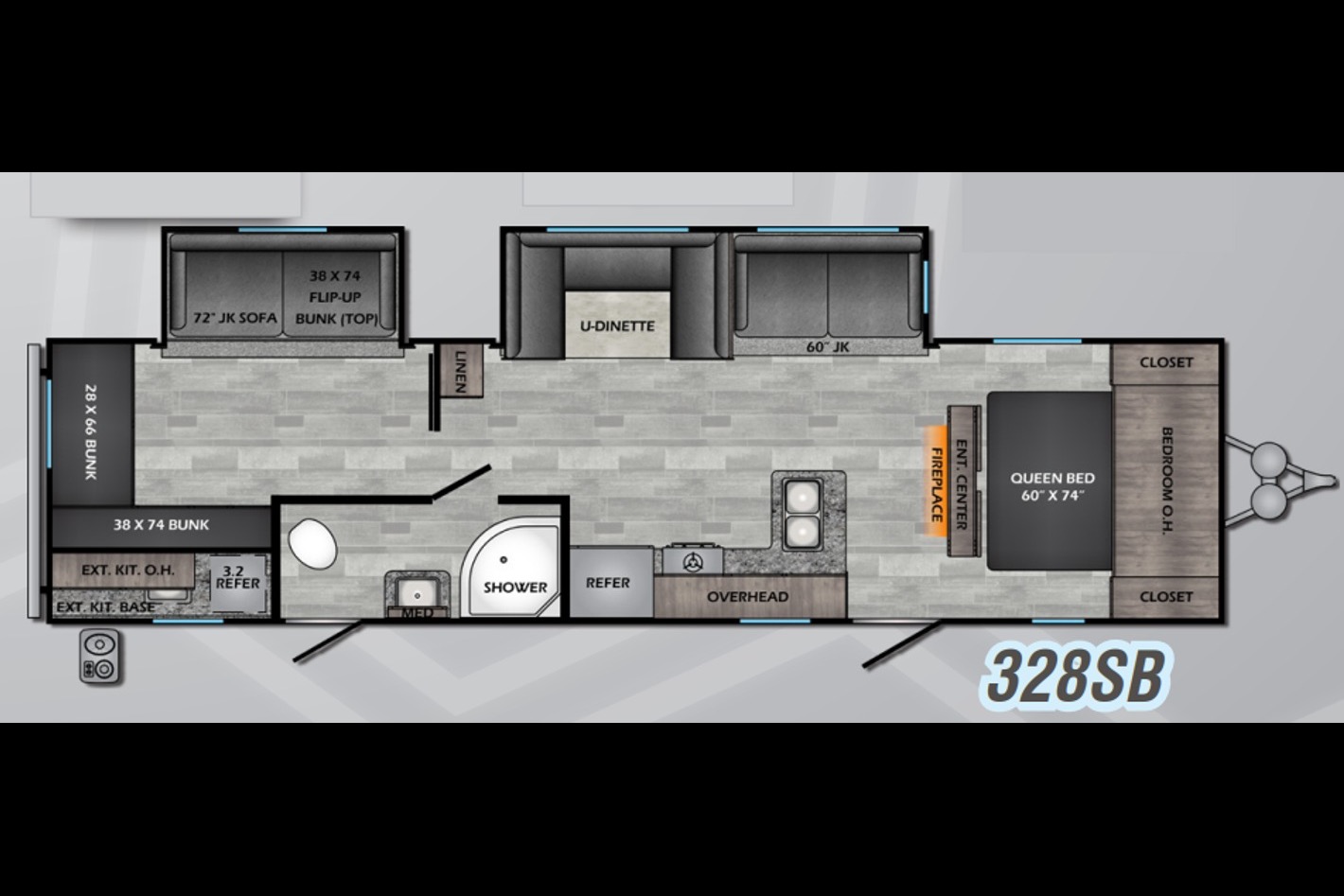 🏕️ 2020 CrossRoads Zinger ZR328SB – Your Spacious Home Away From Home!