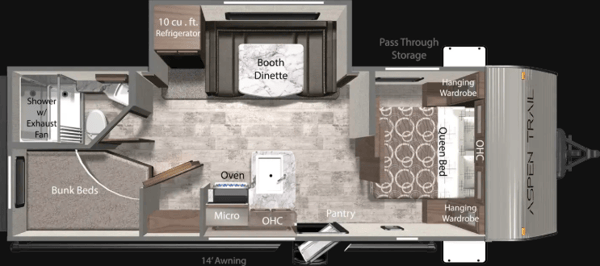 Brand New! 2026 DUTCHMEN ASPEN TRAIL 23 BH LE