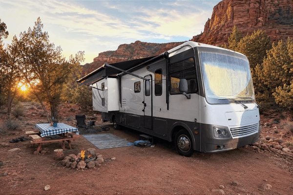 (#14) Fully Remodeled 34ft Class A RV- 2 slide outs- Burning man, EDC, Camp
