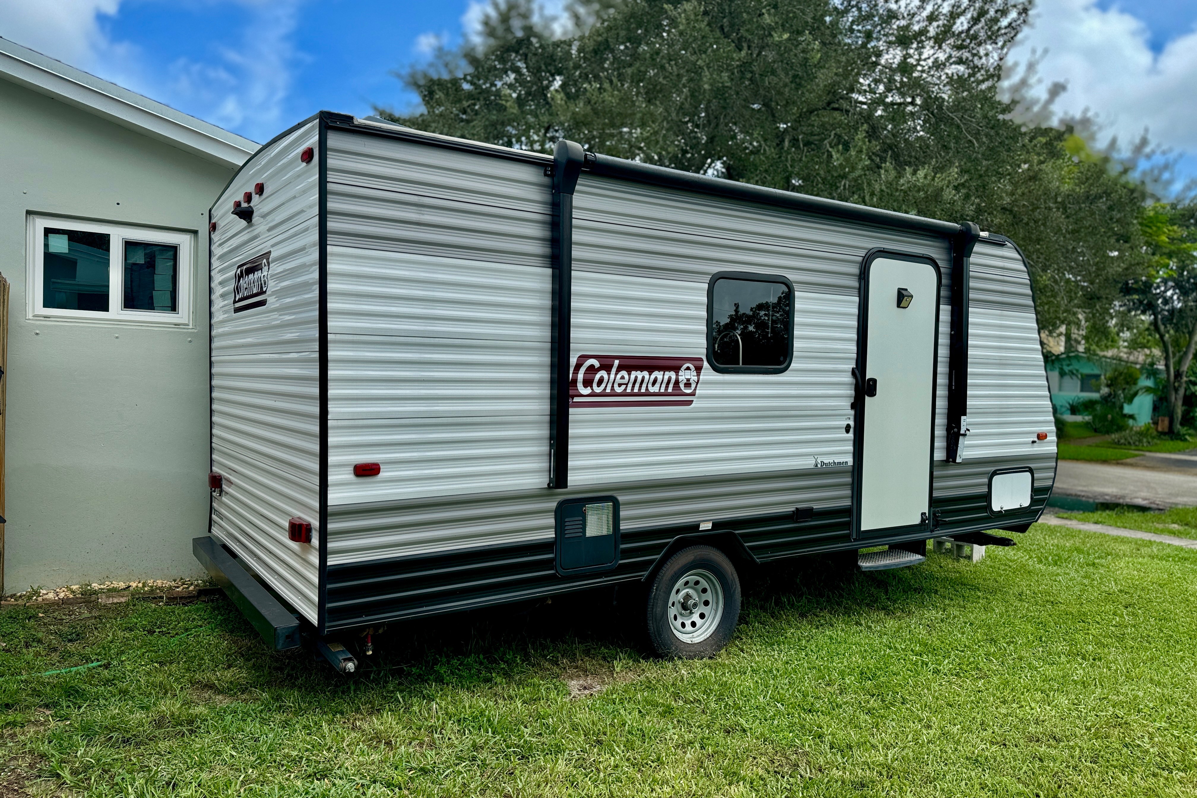 Cozy Coleman Lantern Travel Trailer
