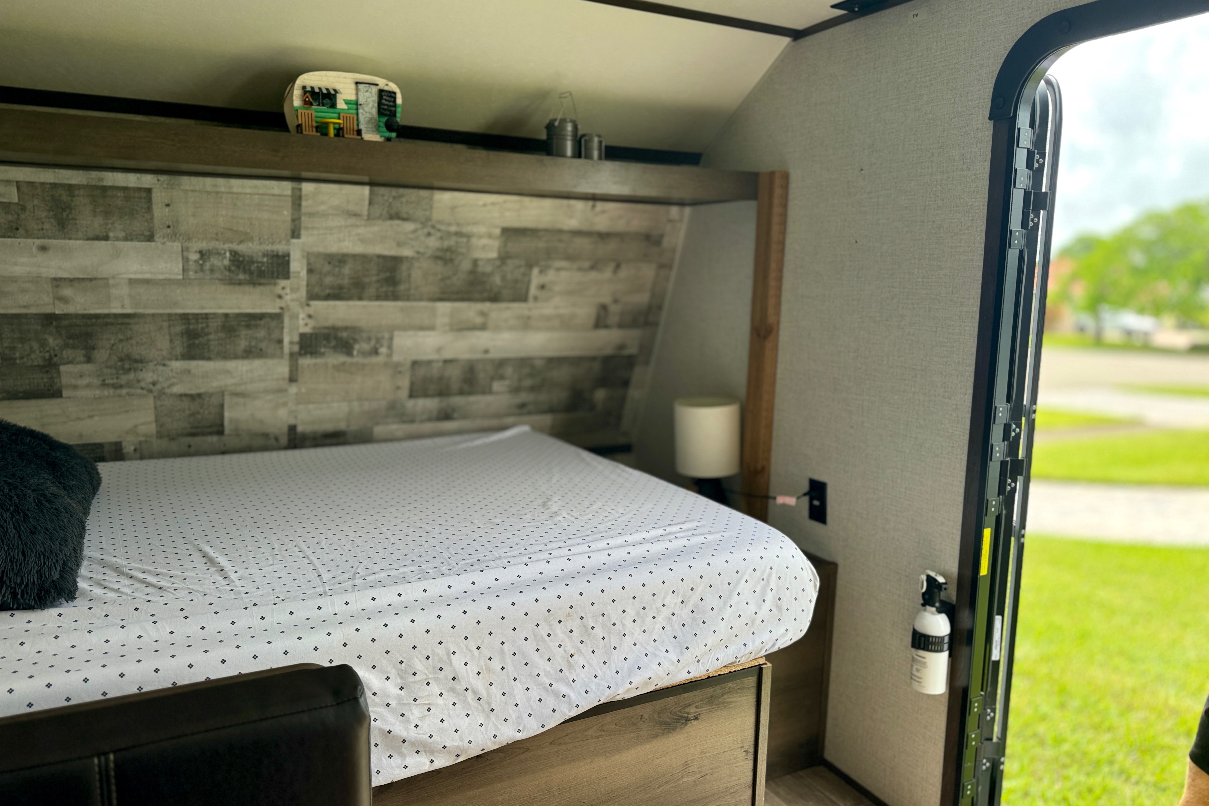 Cozy Coleman Lantern Travel Trailer