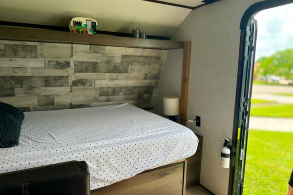 Cozy Coleman Lantern Travel Trailer